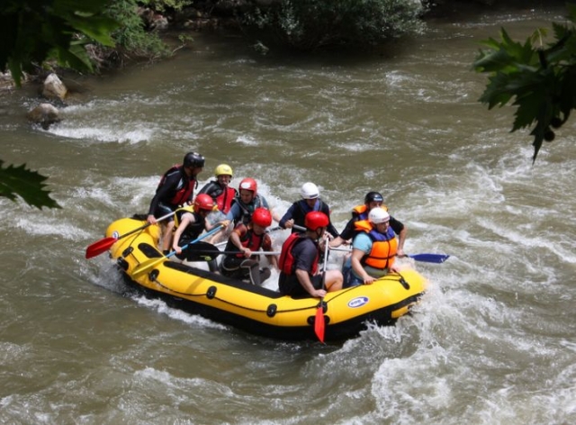  Sortie rafting en radeau
